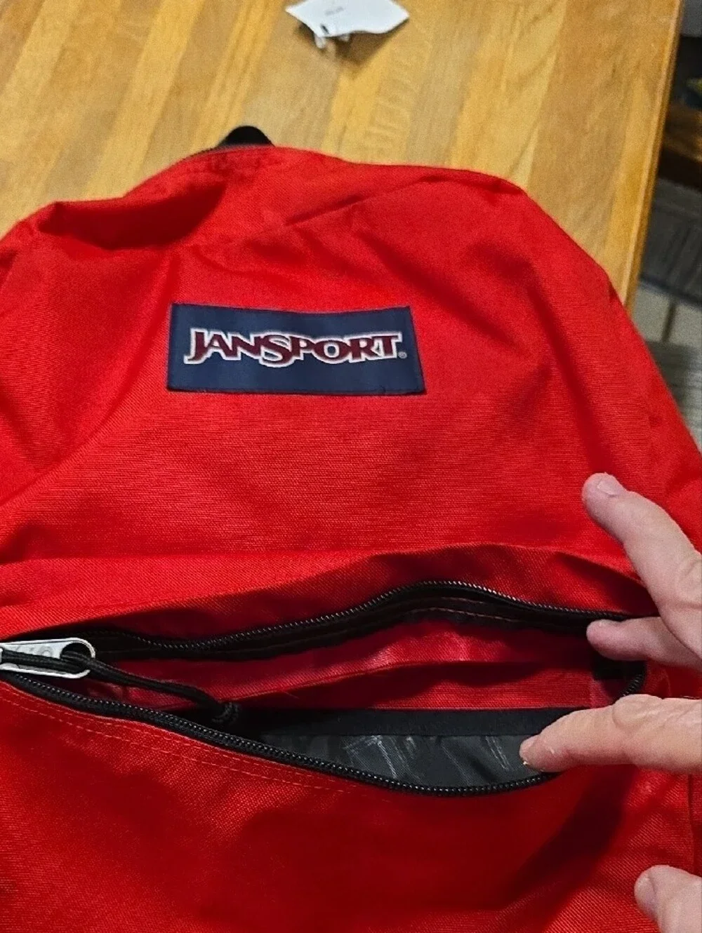 Jansport Red Everyday Backpack with Front Pocket